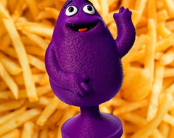 Purple Monster Plug 3D Print Statue Figure Food Funny Humor Butt-original LVB model-