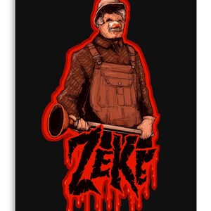 Zeke The Plumber Fine Art Print Home Decor Wall Art Digital