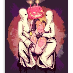 Pumpkin Queen II Fine Art Print Home Decor Wall Art Digital