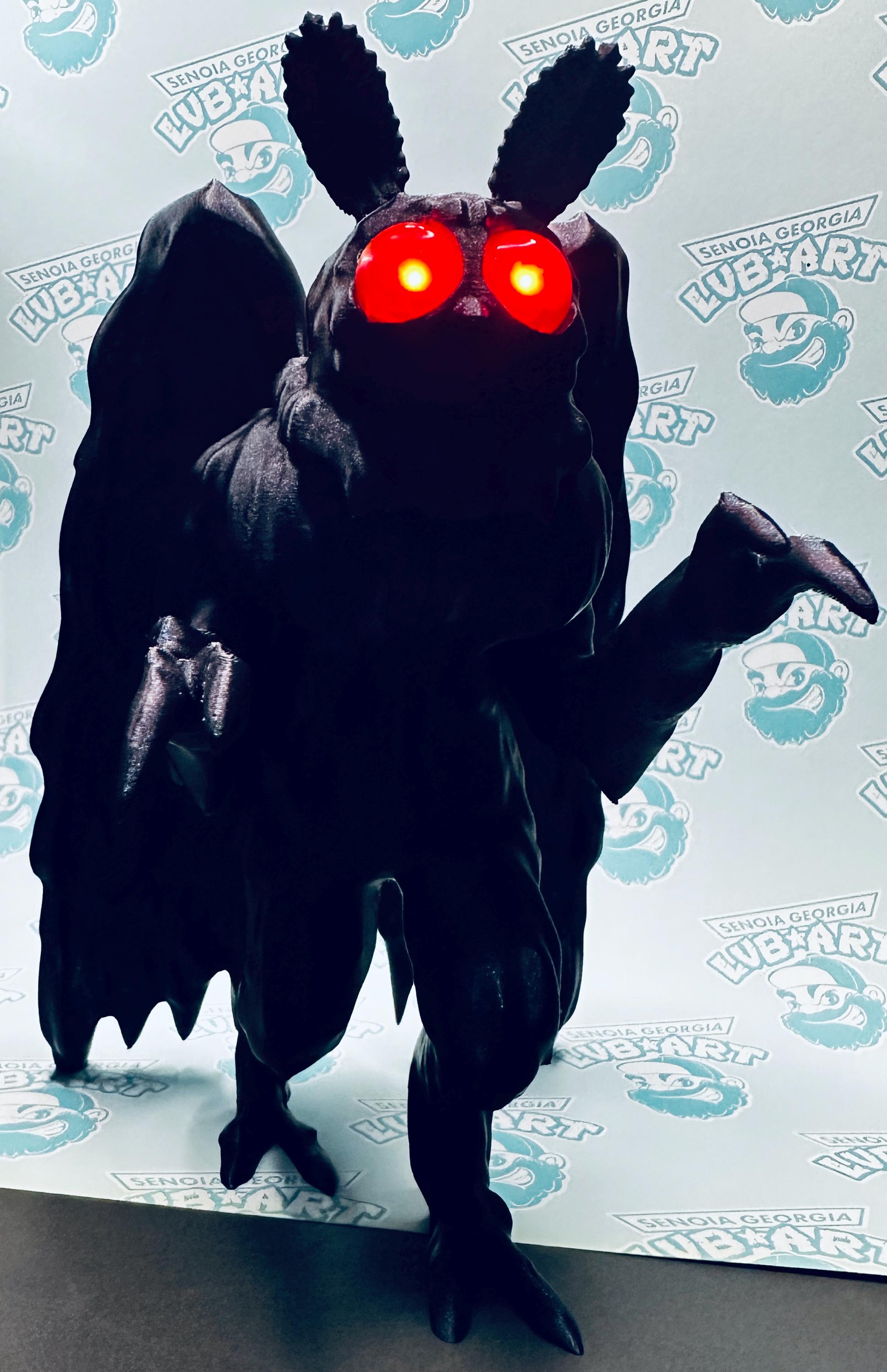 Mothman Figurine LED Eyes 3D Printed -original LVB Model- - Etsy