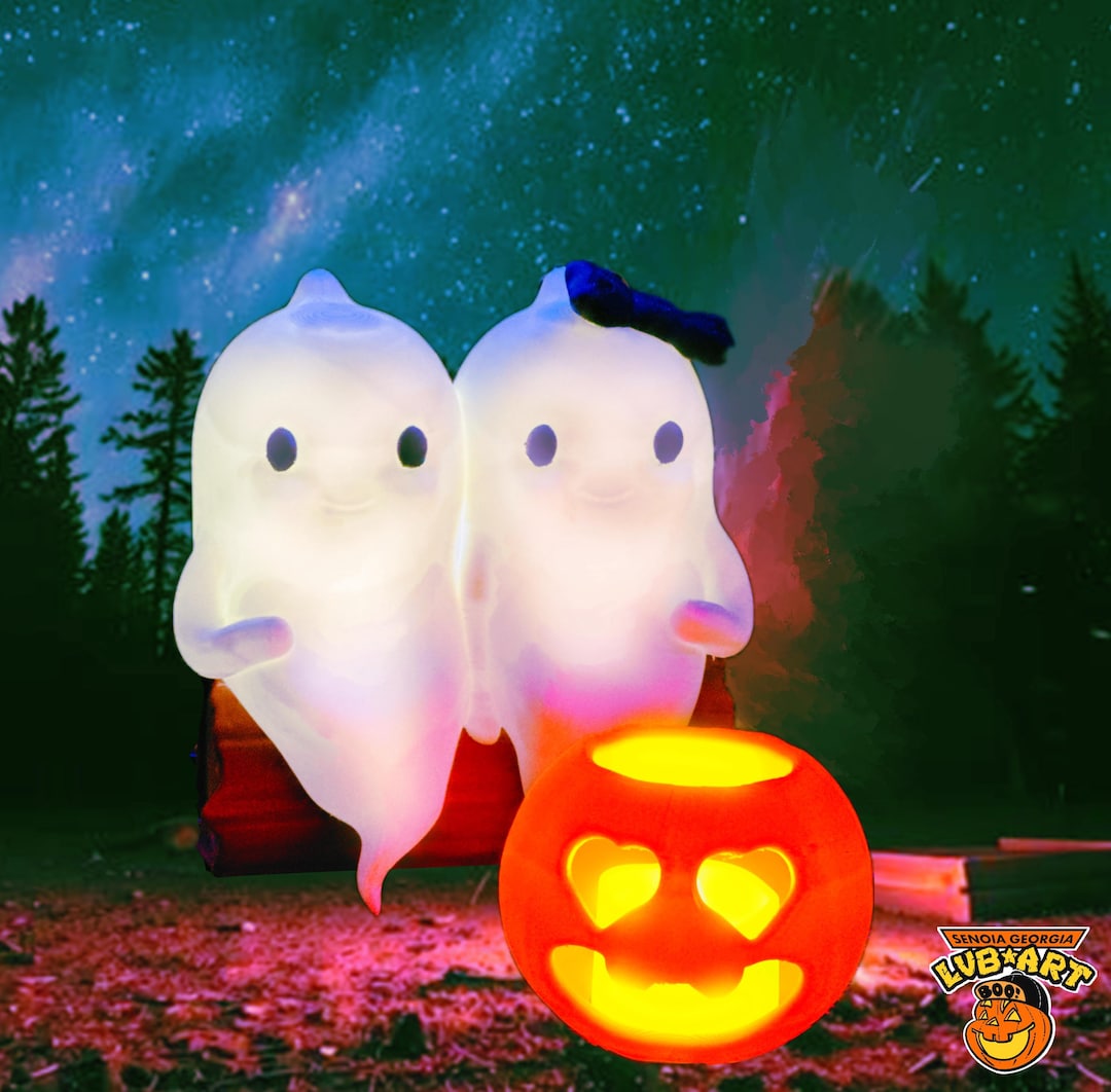 Ghost Couple Campfire Date 3D Printed -original LVB Model- - Etsy