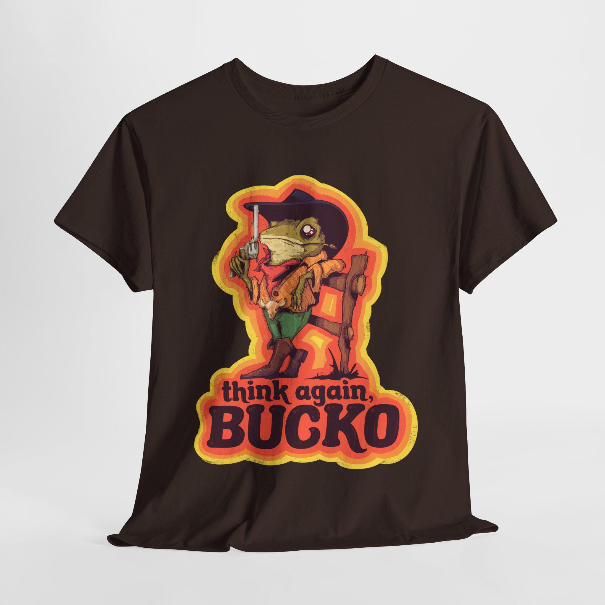 Think Again Bucko Unisex Heavy Cotton Tee - Etsy