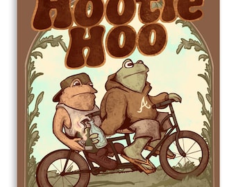 Stampa artistica di Atlanta Amphibians - Poster per la decorazione della casa - Arte digitale da parete