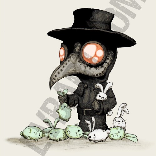 The Plague Doctor Experiments Fine Art Print Poster Etsy