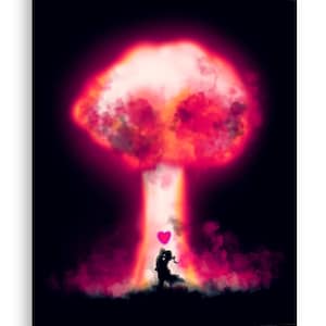 Póster de bellas artes con la última impresión de beso para decoración del hogar, arte de pared digital