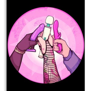 Clitoris Unite Fine Art Print Poster Woondecoratie Muurkunst Digitaal