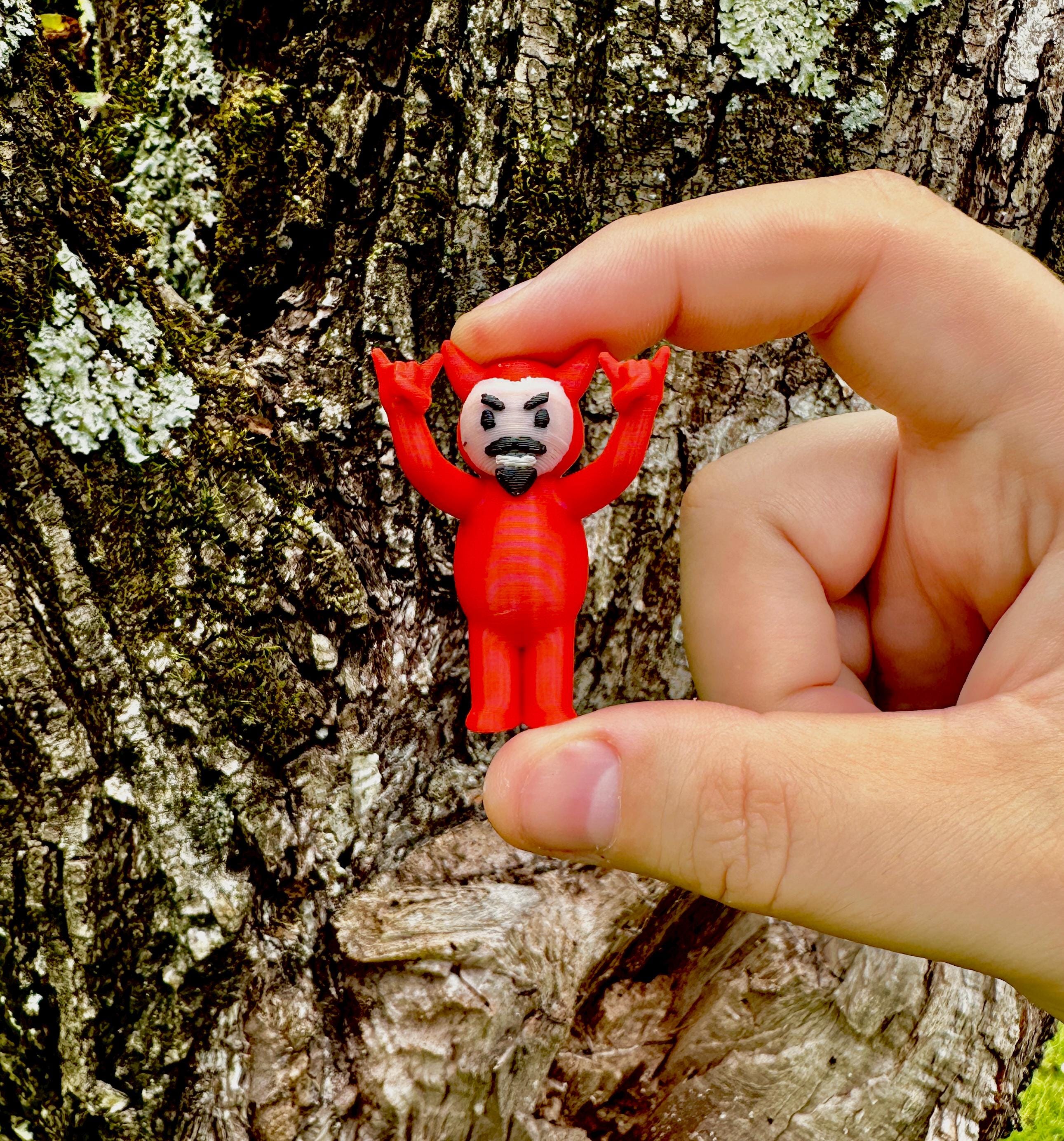 Lil Lucifer (5 Pack) 3D Print Small Tiny Jesus Funny Humor Devil