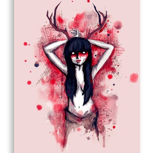 Jane Doe Fine Art Print Poster Home Decor Wall Art Digital