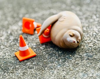 Neil la foca, stampa 3D, figura divertente e spessa della Tasmania -modello originale LVB-