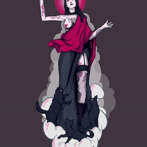 Unholy Mother Fine Art Print Poster Home Decor Wall Art Digital