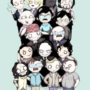 Serial Killers *EXTENDED* Fine Art Print Poster Home Decor Wall Art Digital