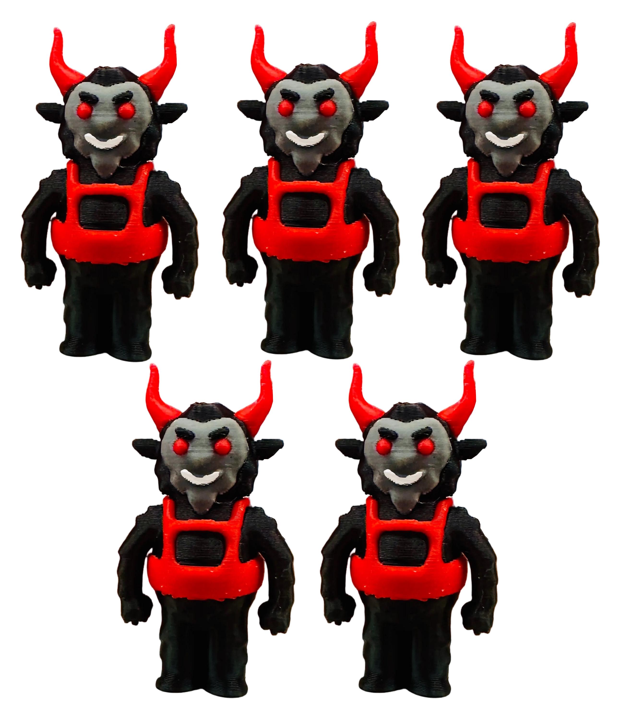 Tiny Jesus Alternative Tiny Krampus (5 Pack) 3D Print Small Tiny