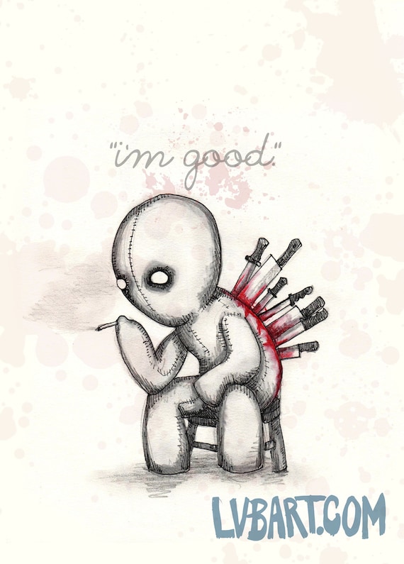 Back Stabbed Fine Art Print Poster Etsy
