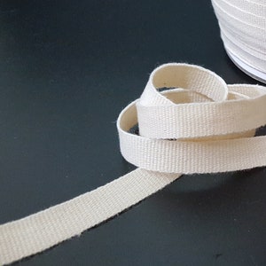 1/4 inch / 7 mm of 3/8 inch / 10 mm breed - 5 yds - 50 yds beige katoenen grosgrain lint effen tape kleding naaien TR52