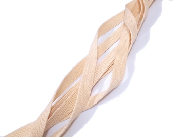 USA Made 3//8 Natural Cotton Twill Tape Multiple Widths Available Light Weight - 72 Yards