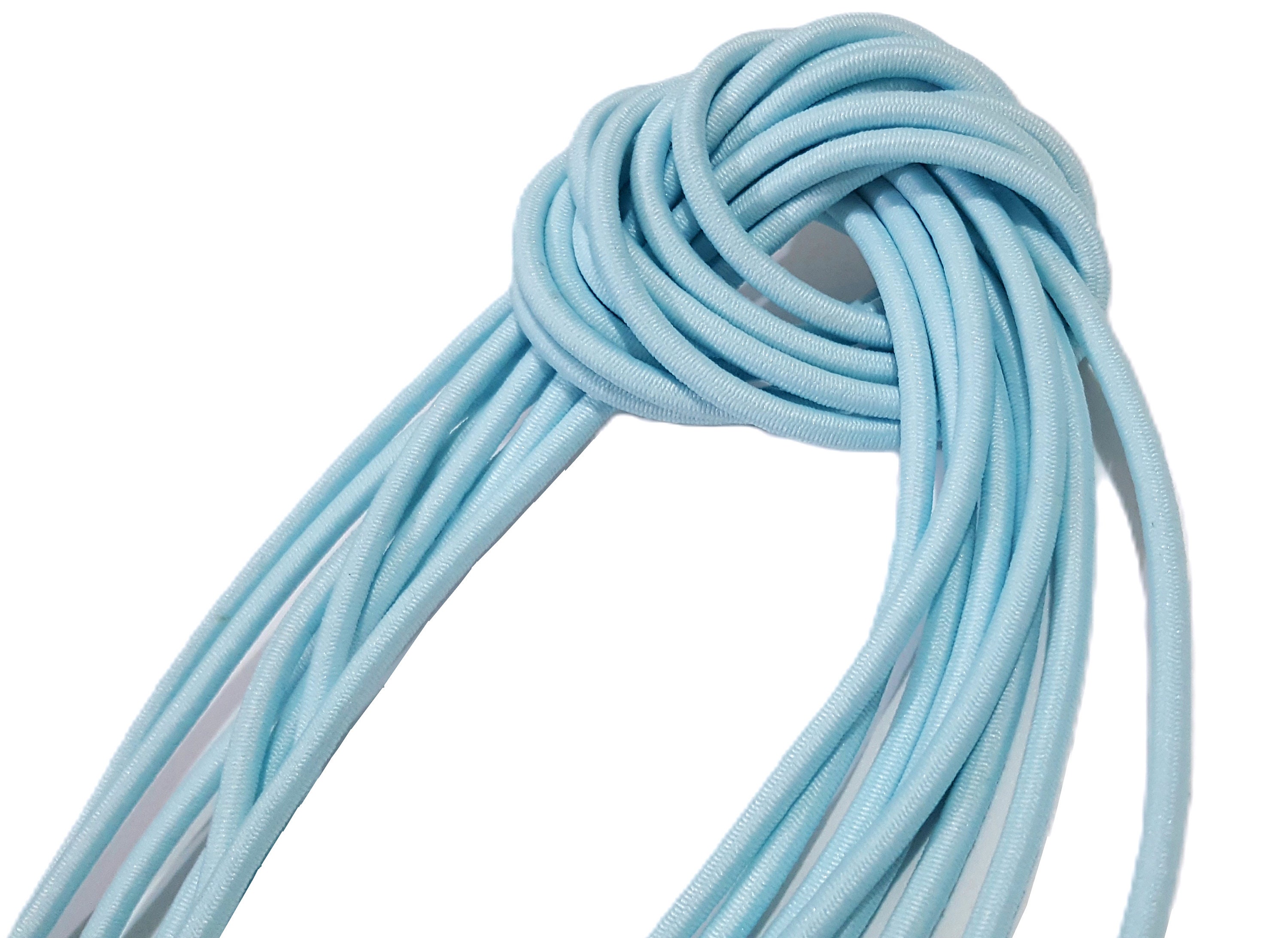 REILLY 1mm Round Elastic Cord - 3 Yards Navy Blue Stretch Cord For Crafts & Jewelry