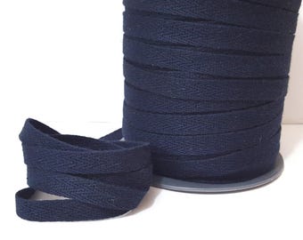 3/8 Inch / 1cm / 10mm Wide - 5yd - 100yd Dark Navy Blue