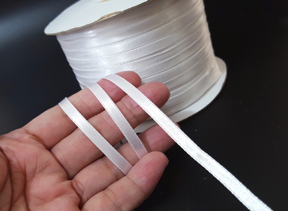 Almost 1/4 inch 3/16 inch / 5mm wide 30 300 yds White | Etsy