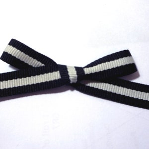 3/8 inch /10mm width 5 yds 50 yds Black with Gray Stripe Grosgrain Ribbon Polyester Binding Tape Party Decoration Clothing Sew GR19 image 9