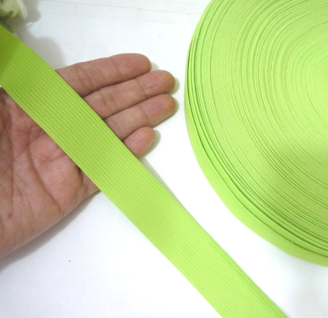  1  inch 2 5 cm  wide  3 yds 10 yds Yellowish Green Vintage Etsy