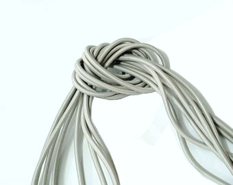 Ca. 3 mm Durchmesser - 5 yds - 10 yds Hellgrau-Grün Elastische Kordel Runde Elastischer Faden Elastische Schnur Elastisches Seil Handwerk Nähen ET56