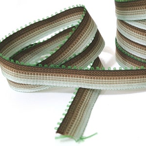 3/8 inch / 10mm width - 10 yds - 50 yds Green Tone - Grass Green Ombre Polyester Grosgrain Ribbon, hanger loop, wrapping Cloth Sew L258