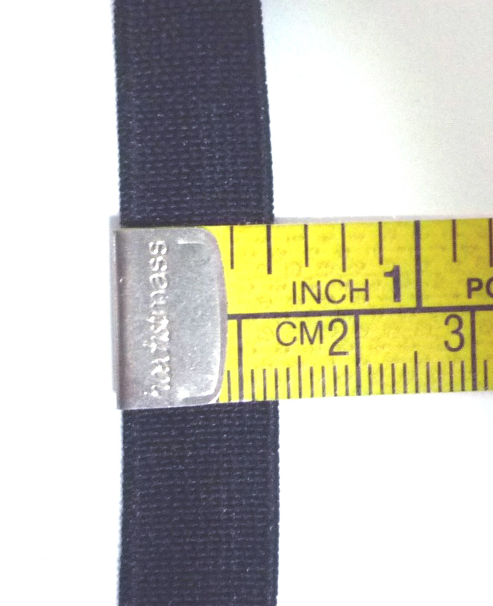 1/2 / 13mm or 3/4 / 20mm wide 5-10yds Thick Black Waistband Elastic Band  EB63