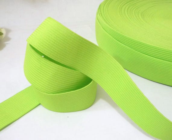 10 yds Yellow Vintage Elastic Band 1/" 25mm width EB94 3 yds