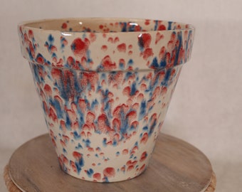 Merica' Medium Handmade porcelain flower pot