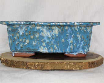 Giant!! bonsai pot. Wired with drainage screens. Stoneware