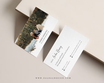 Photography Business Card Template, Wedding Photography Business Card, Business Card Template, Photo Business Card - BC009