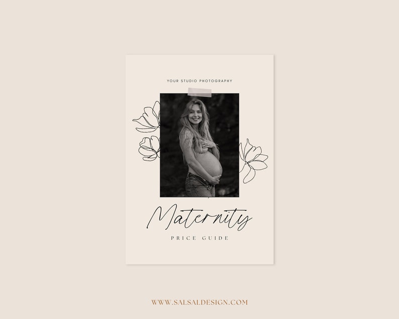 Maternity Photography Pricing Guide Canva and Etsy