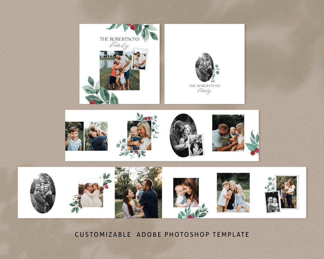 Mini Accordion Book Template 3x3 Mini Accordion Album Etsy