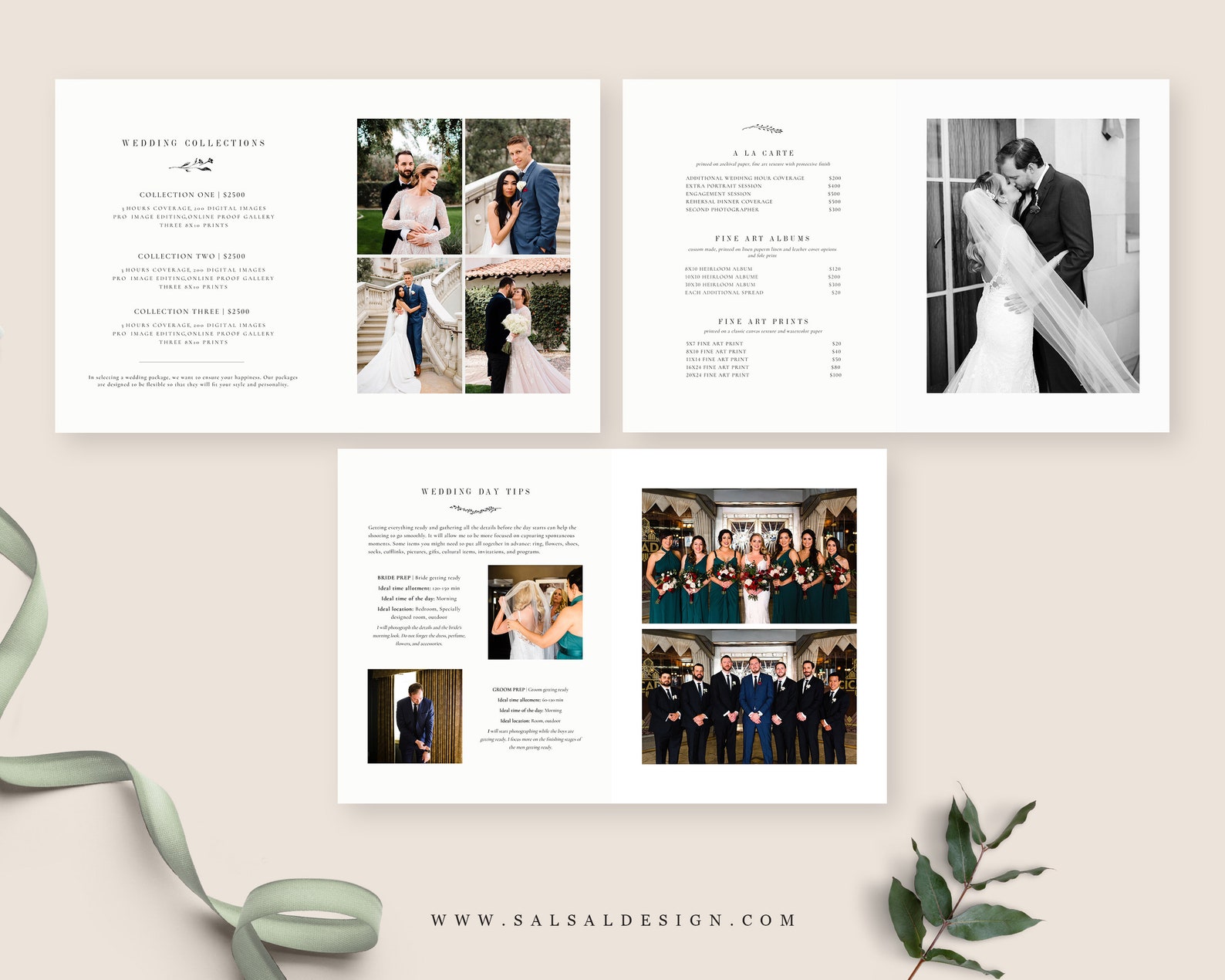Wedding Marketing Magazine Canva  and Photoshop Template Etsy