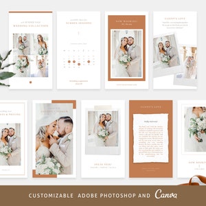 Instagram Story Photoshop and Canva Template Story Canva - Etsy