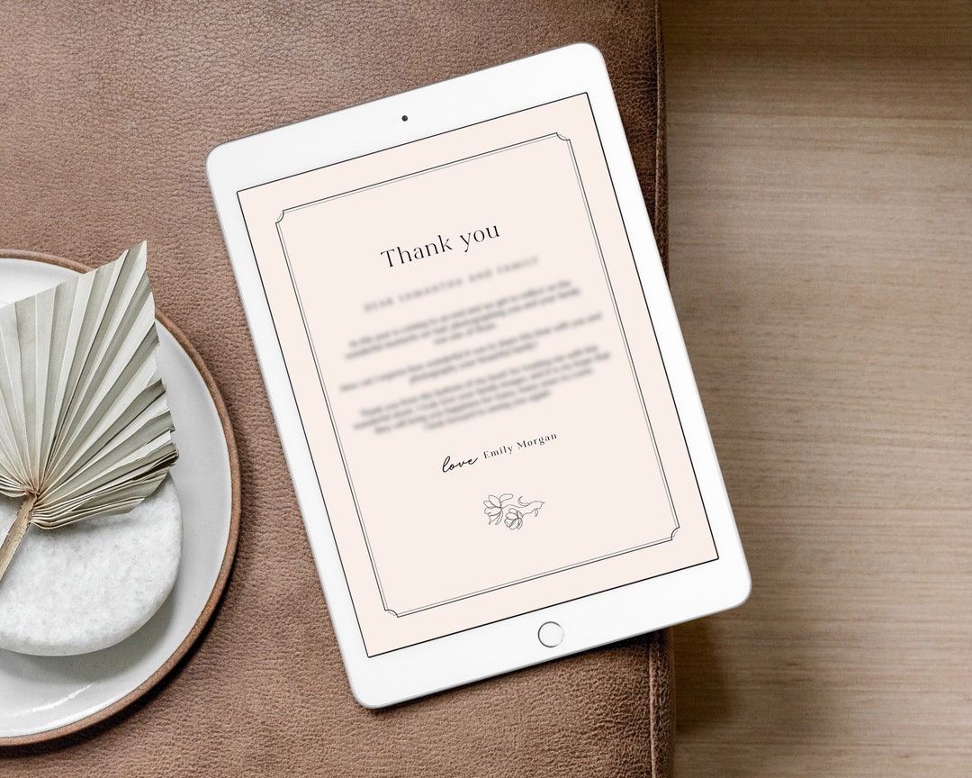 Thank You Photography Email Canva & Photoshop Template Email - Etsy