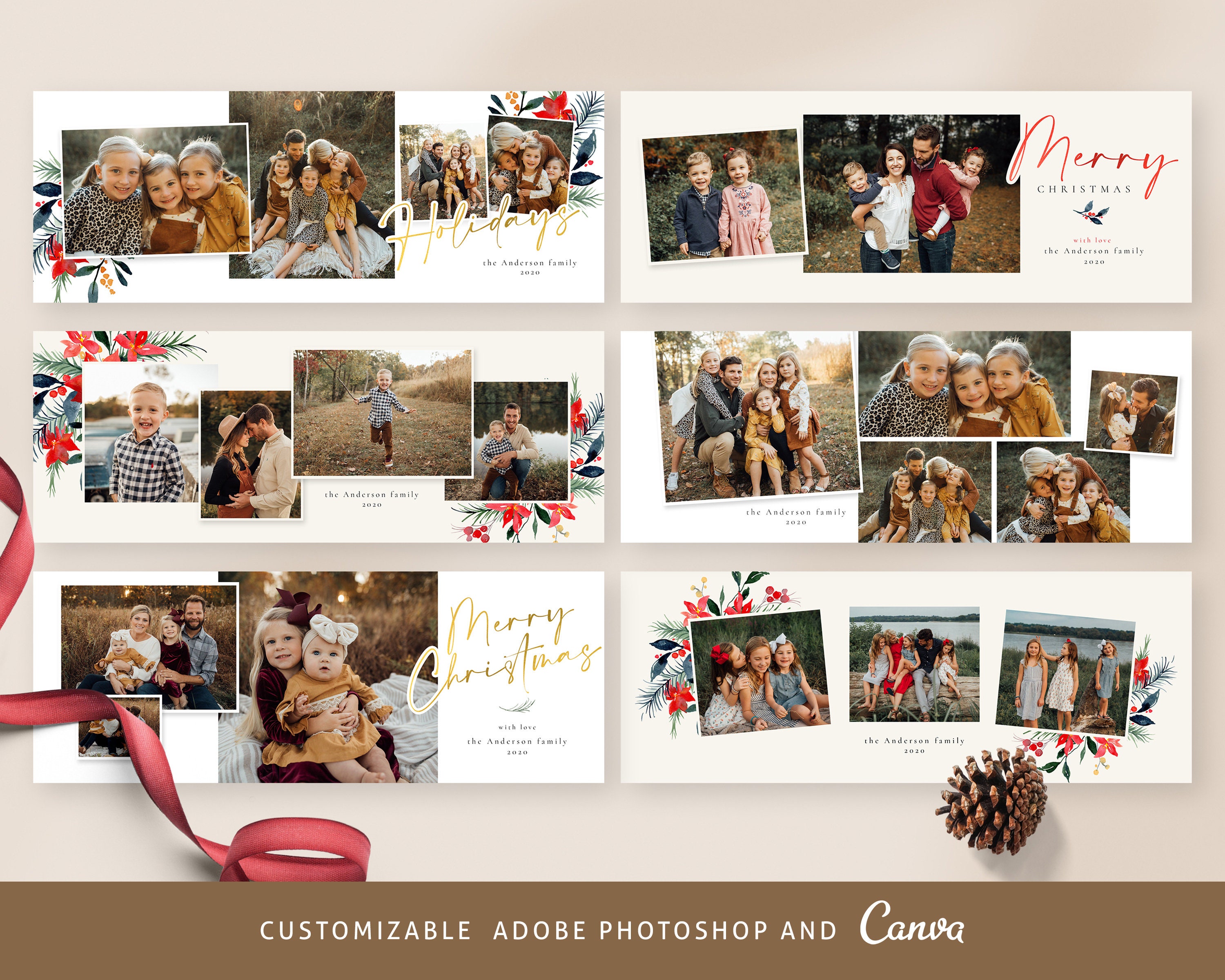 Facebook Timeline Collage Cover and Canva Template Etsy