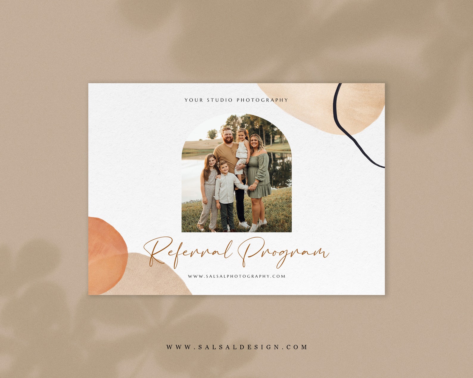 Photography Referral Card Template Photoshop Template Canva | Etsy