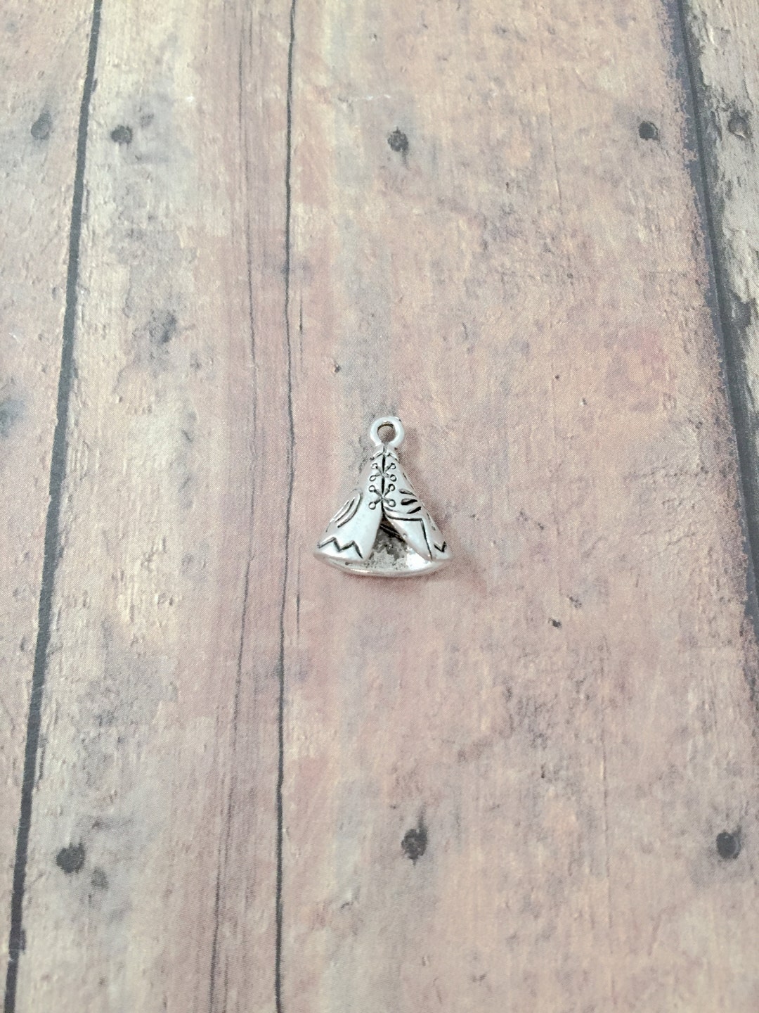 Wigwam Tipi Native Indian Sterling Silber Charm .925 X1 Indianer Charms