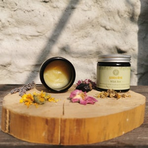 Wild Bee Organic Facial Balm, Facial Moisturiser, Daily Moisturiser with Organic Ingredients