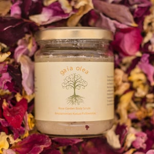 Natural Handmade Rose Garden Face and Body Scrub