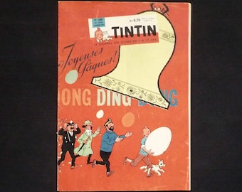 Tintin Journal. Hergé. French edition. 13th year. March 30, 1961. No. 649. Easter Special. Easter Eggs. Heroes Parade.