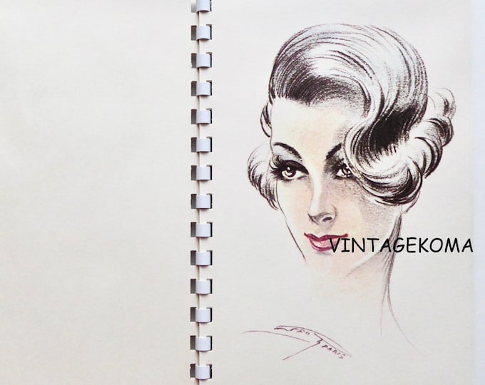 Vintage hairdressing booklet. Spring-Summer 1964.