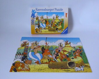 Asterix puzzle. The New World. 200 pieces. Ravensburger 1993. Made in Germany.