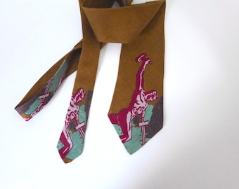 Jean-Paul Gaultier Paris tie. Made in Italy. Year 2000.