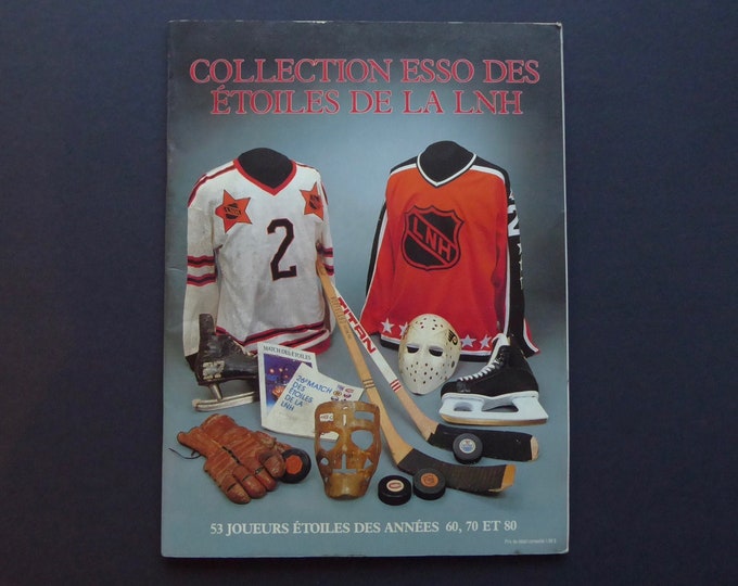 ESSO COLLECTION of NHL Stars. 53 star players from the 60s, 70s and 80s. Guy Lafleur. Wayne Gretzky. Mario Lemieux. Vintage sport.