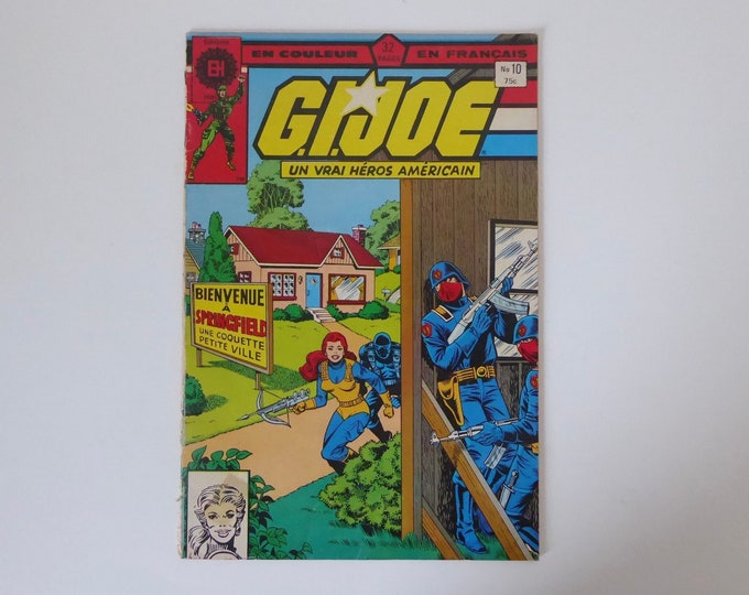 G.I.Joe. A nice little town like ours. Heritage Editions. Quebec. March 1984. Vintage comic. French version.