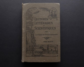 Literary and scientific readings. The Brothers of the Christian Schools. Montreal. 1921. Quebec Heritage. Quebec education 1920.