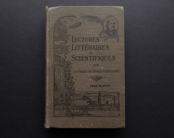 Literary and scientific readings. The Brothers of the Christian Schools. Montreal. 1921. Heritage Quebec. Quebec education 1920.