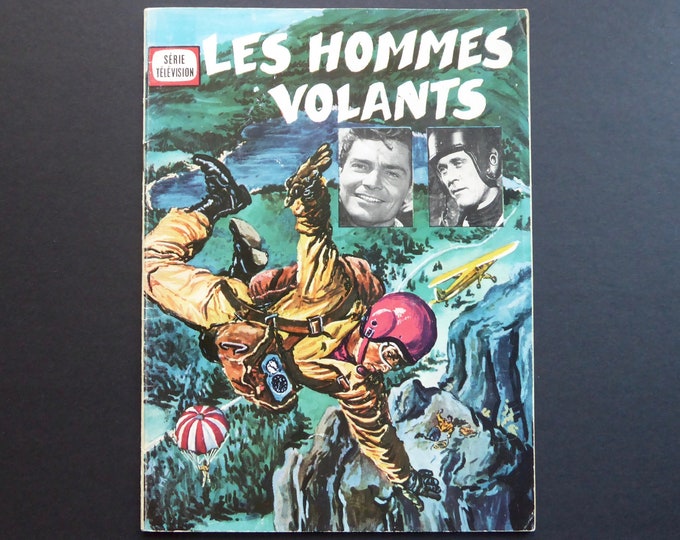 The Flying Men. Television Series. Album No. 31. 3rd quarter 1963. Vintage comic. Parachuting. Scuba diving. Sixties TV.